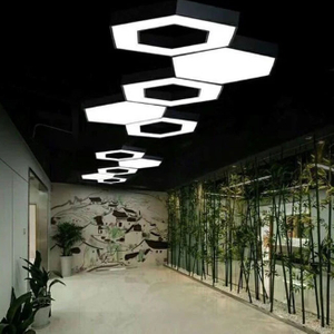 Hollow And Solid Hexagonal Chandeliers