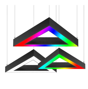 Delicate Aluminium Atmosphere LED Triangle Lamp for Commercial Spaces