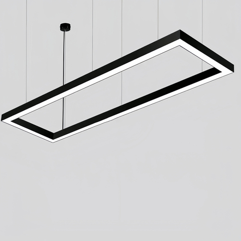 Aluminum Rectangular Hanging Light 